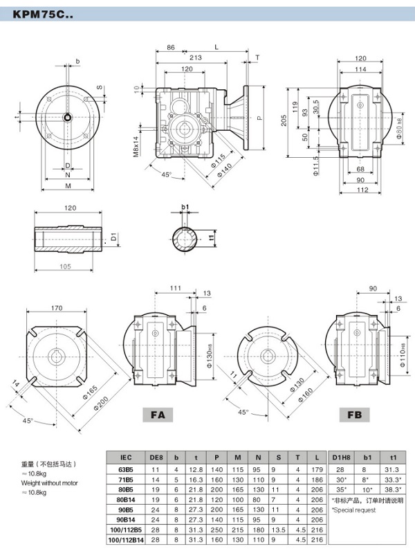 減速機尺寸圖