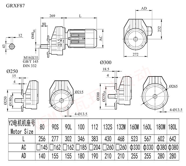 RXF87減速機(jī)圖紙